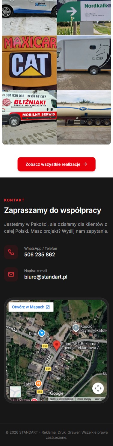 Standart-mobile - fragment witryny